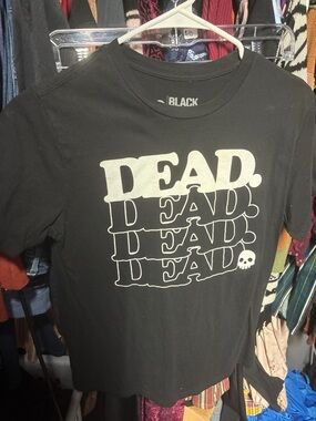 Black Matter Black Short-Sleeve 'DEAD' Graphic Tee